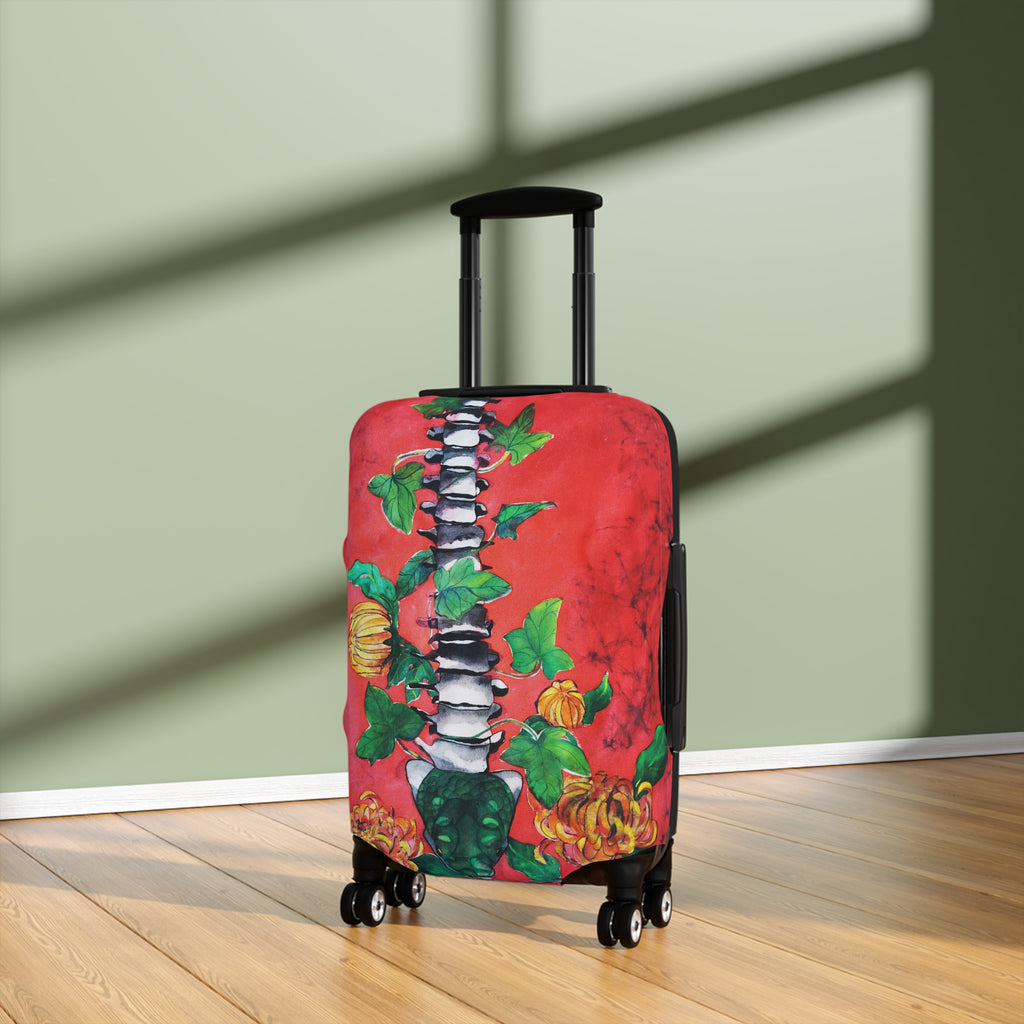 Luggage Cover - Spinal Vine Pumpkin Travel Protector
