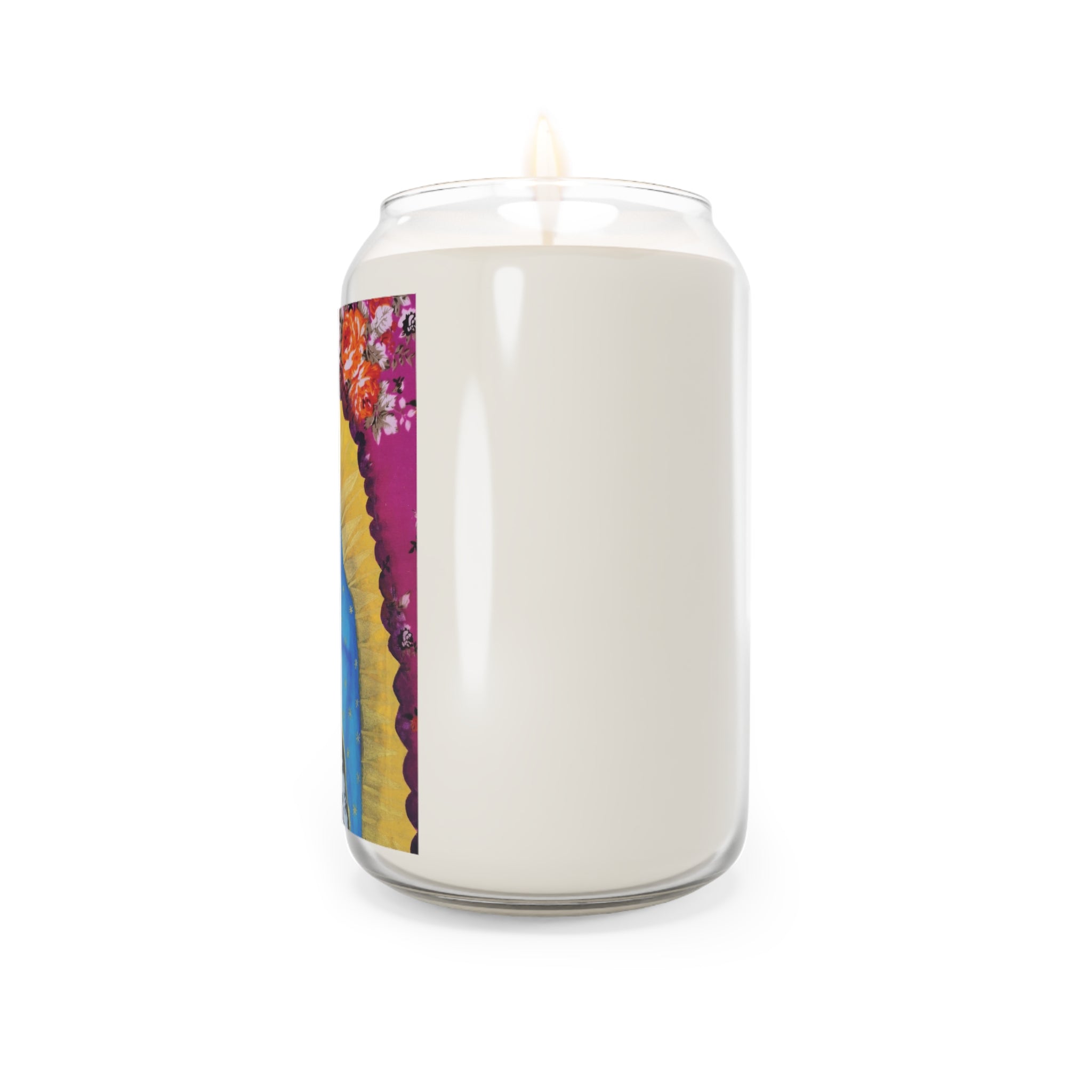 Our Lady of Guadalupe Scented Soy Candle 13.75 oz — Devotional Religious Candle, Prayer & Home Altar Gift