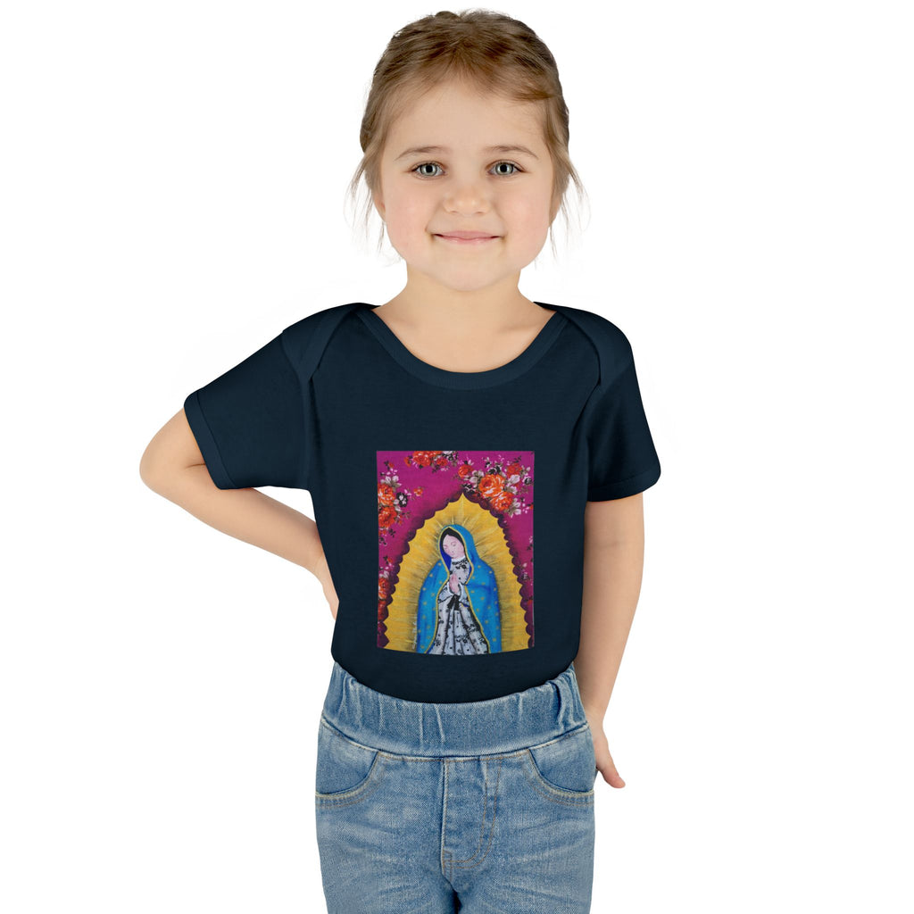 Our Lady of Guadalupe Baby Bodysuit – Infant Catholic Religious Onesie