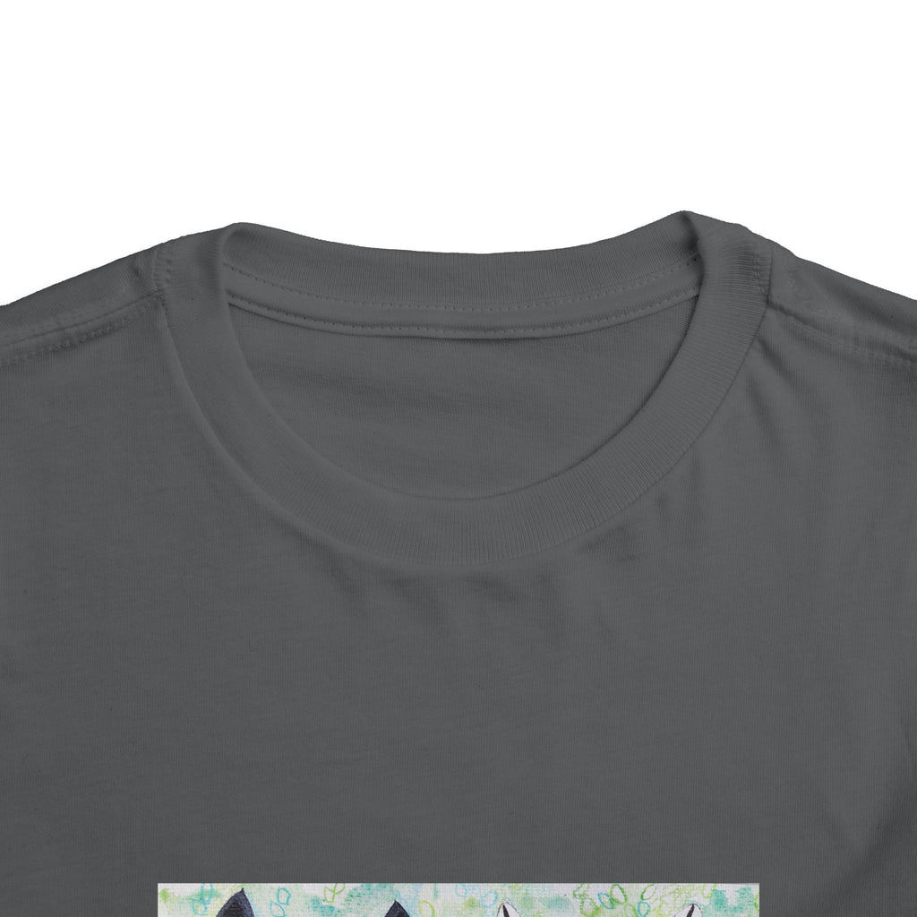 Toddler Tee — Colorful Folk Deer Illustration Kids Shirt