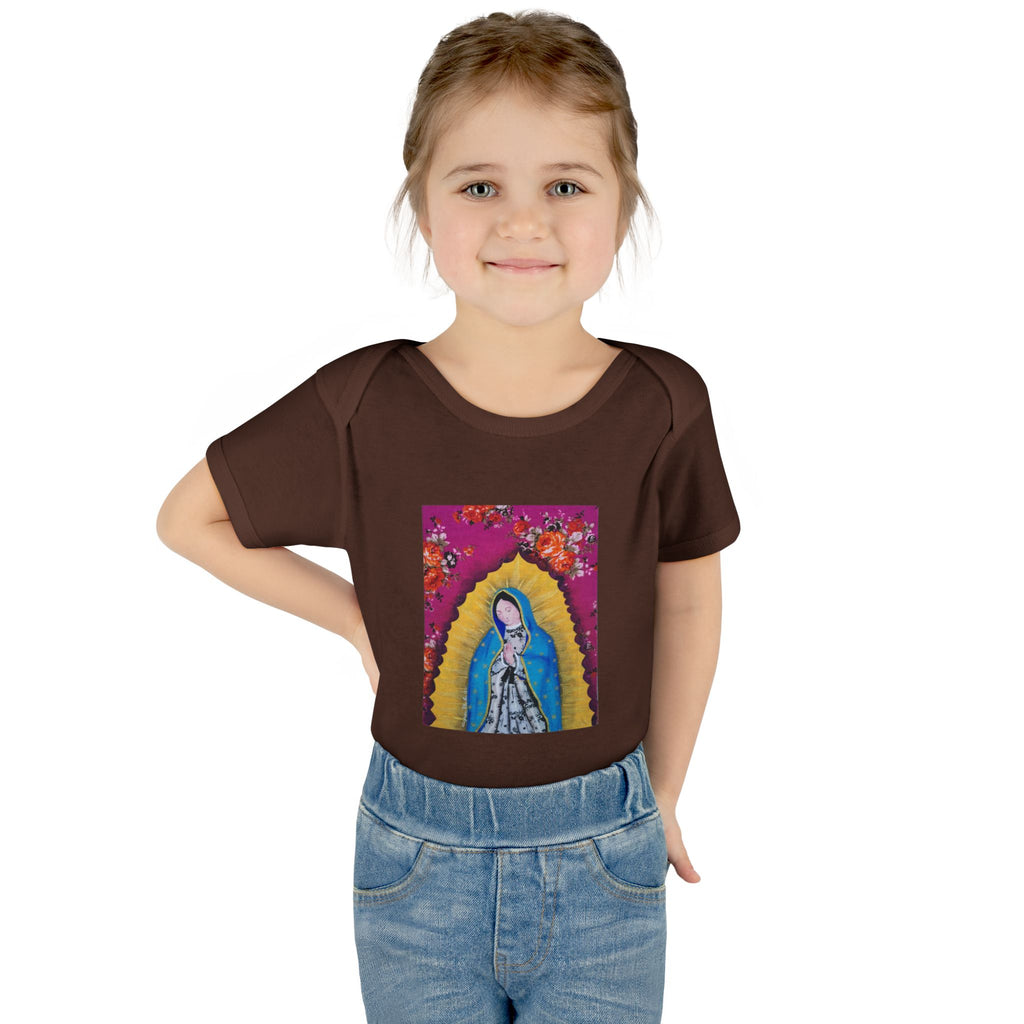 Our Lady of Guadalupe Baby Bodysuit – Infant Catholic Religious Onesie
