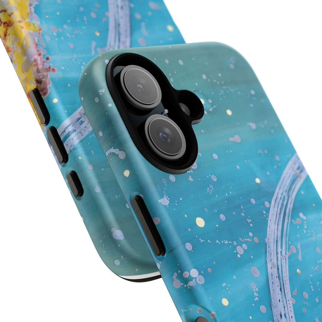 Phone Case - Abstract Ocean Arc Protective Tough Case