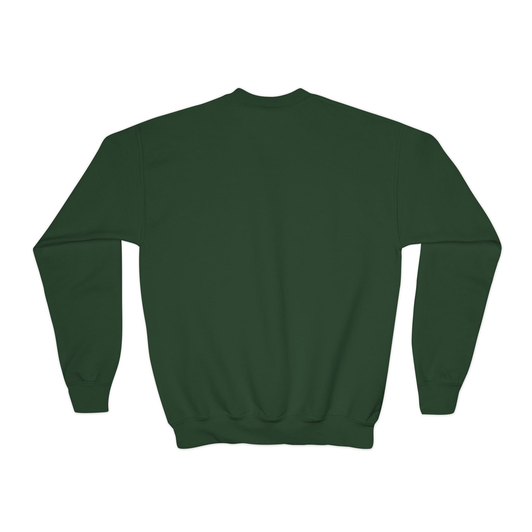 "Tin Heart" Youth Crewneck Sweatshirt — Bright Sacred Heart Graphic Tee for Kids