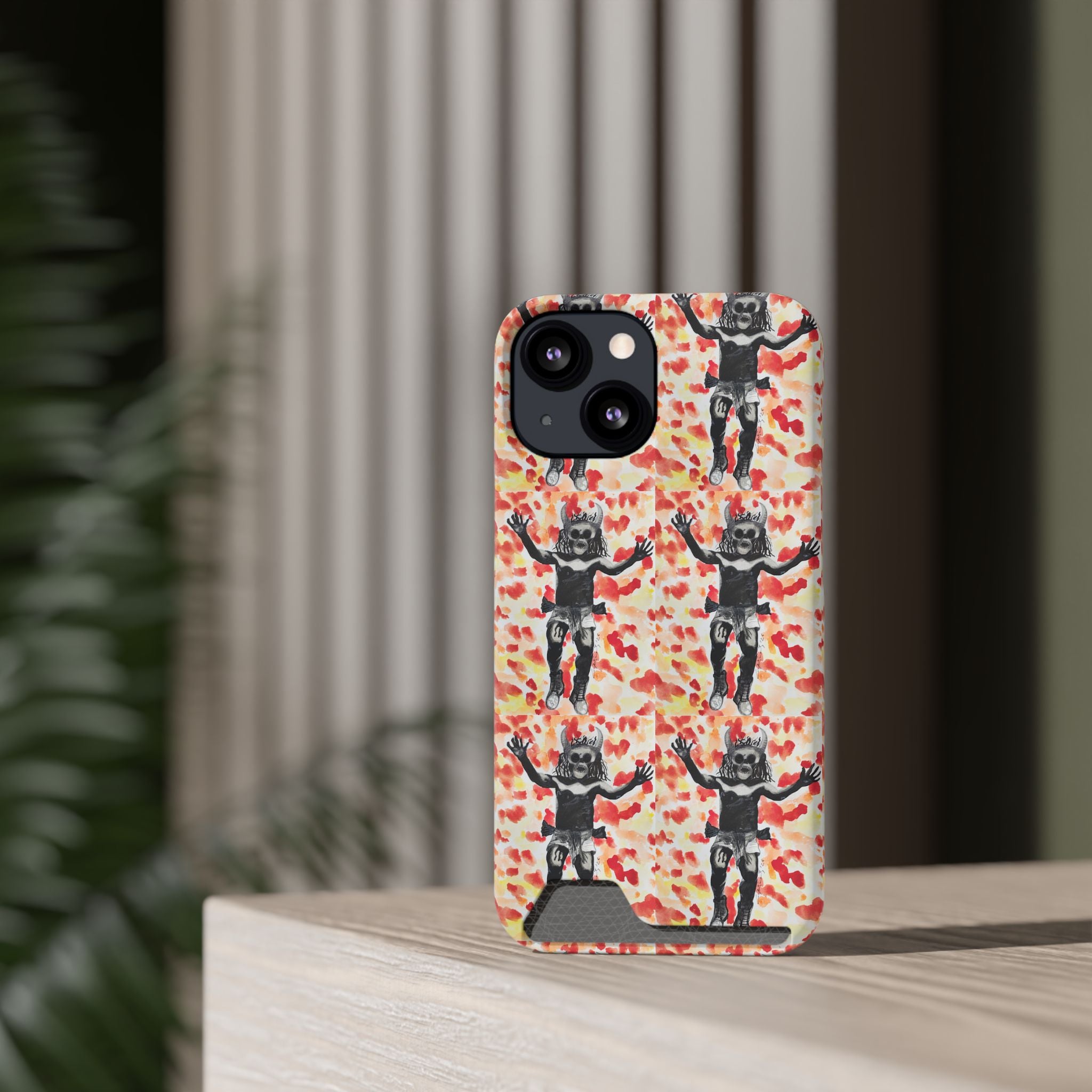Diablo de Tilcajete — Phone Case with Card Holder | Alma Ligera