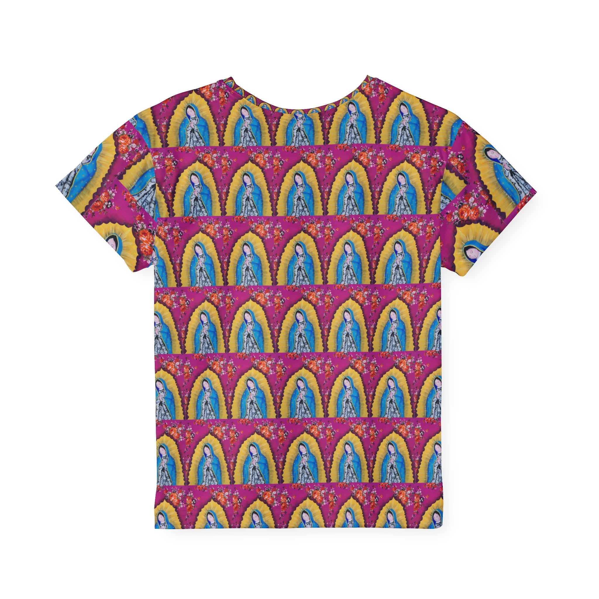 Kids Jersey — Vibrant Virgen de Guadalupe All-Over Print