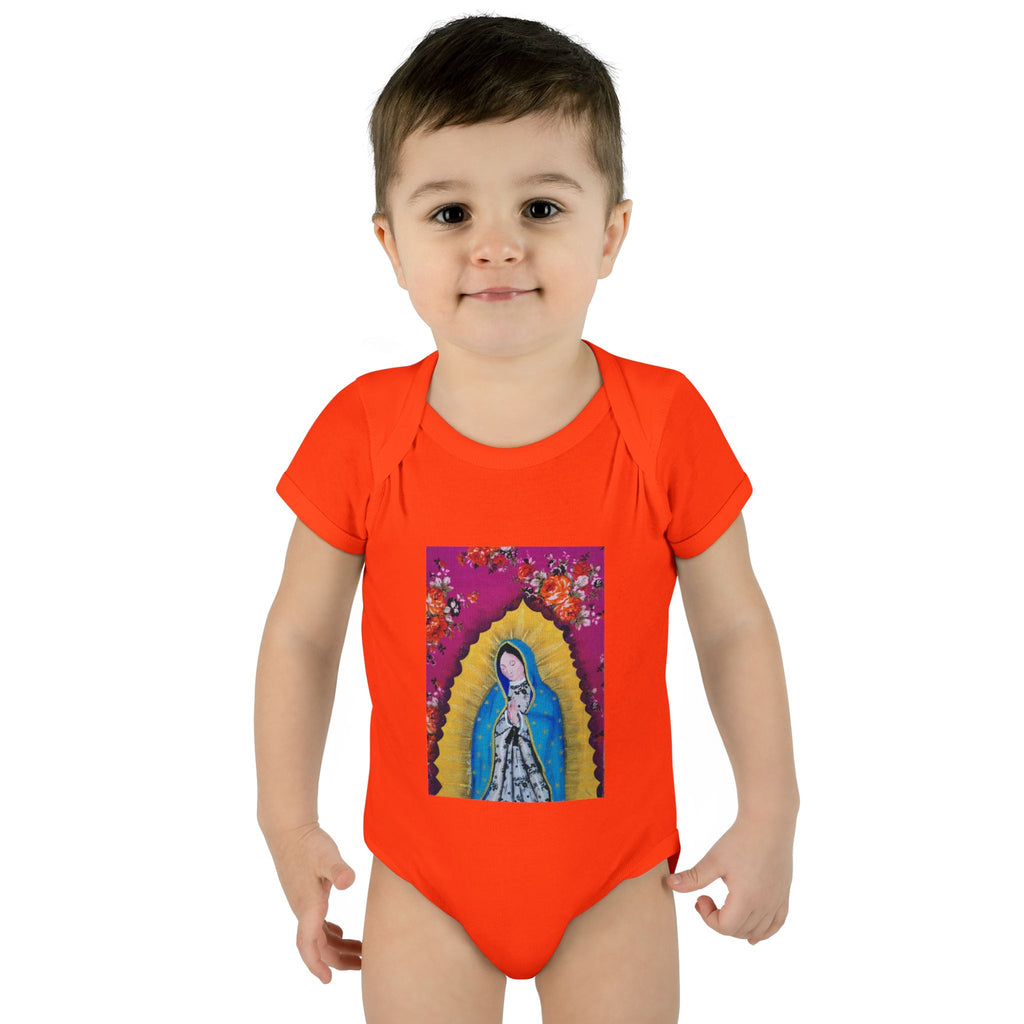 Our Lady of Guadalupe Baby Bodysuit – Infant Catholic Religious Onesie