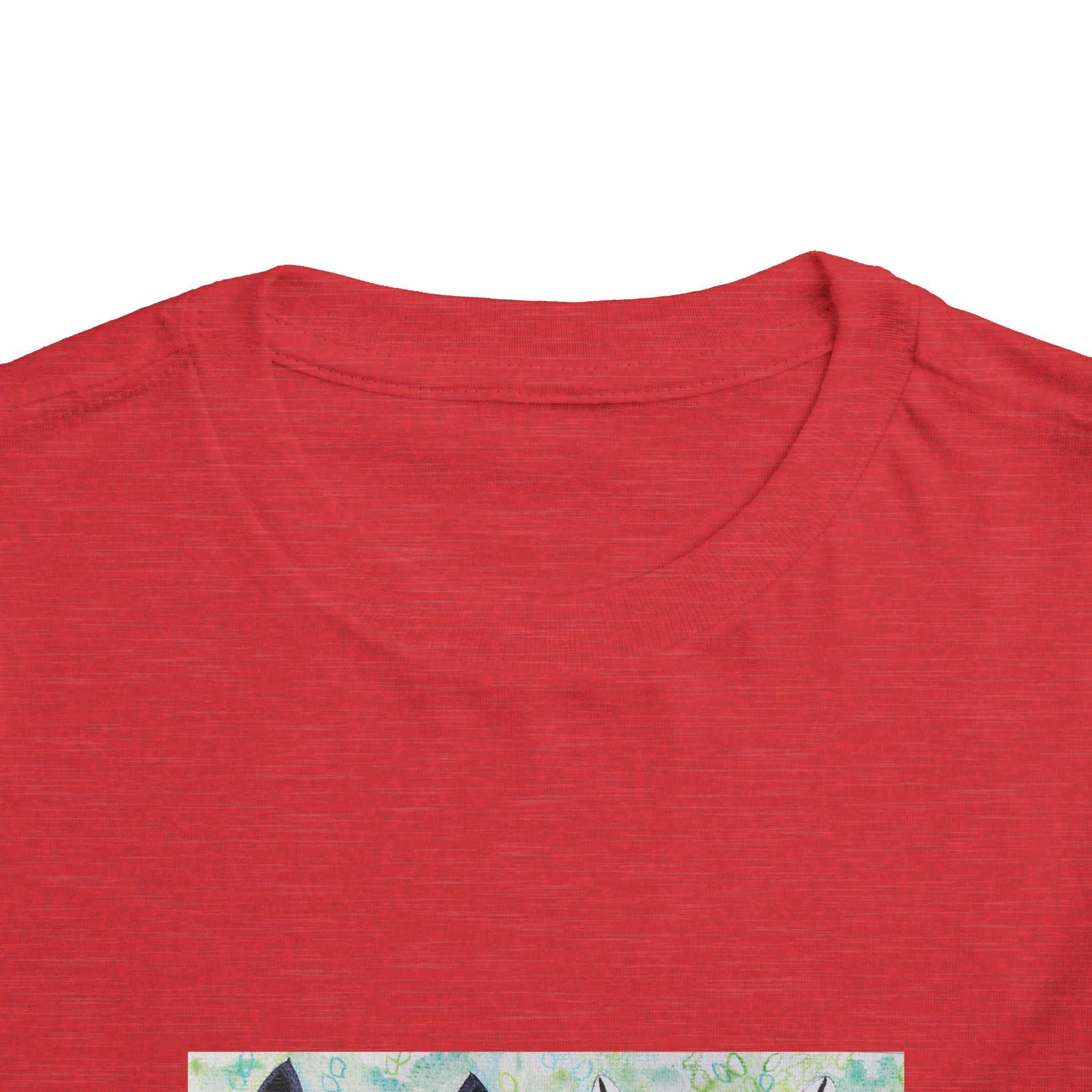 Toddler Tee — Colorful Folk Deer Illustration Kids Shirt