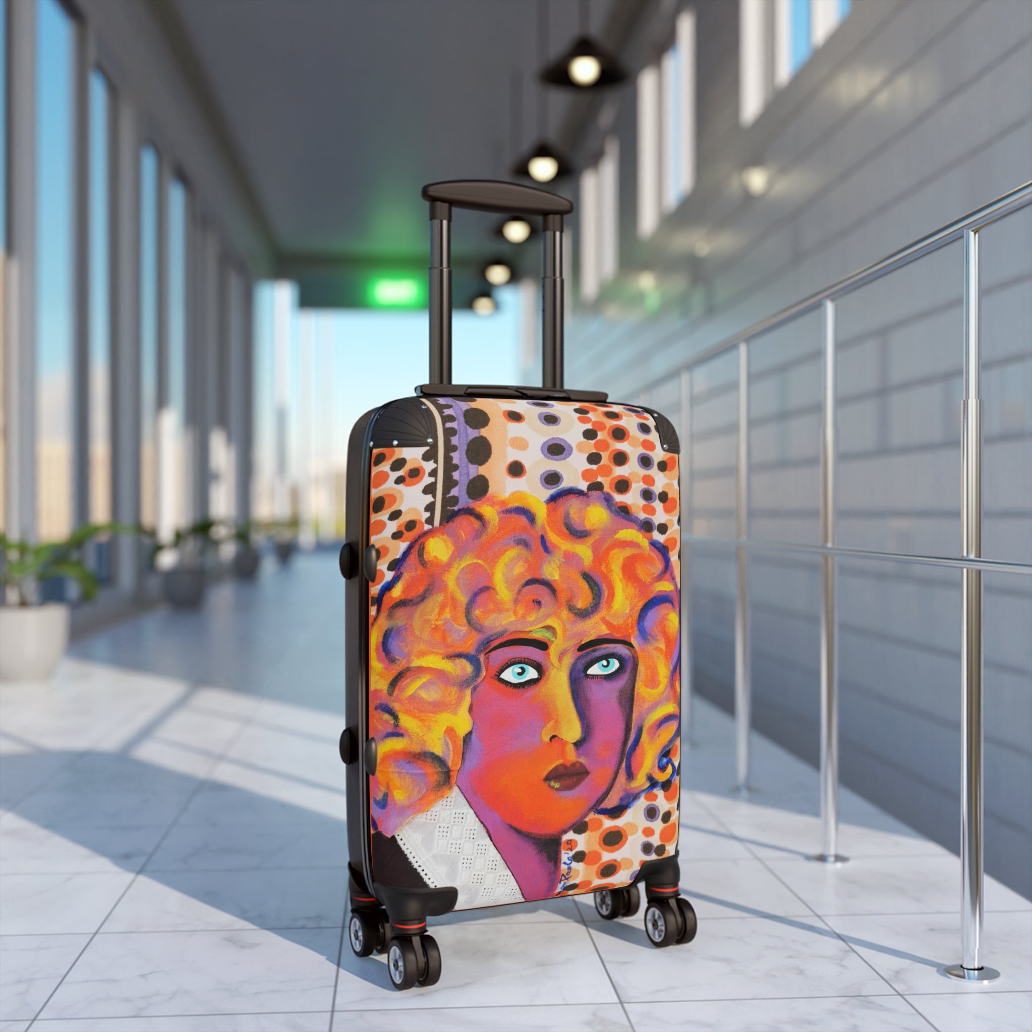 Nahui Olin — Hard-Shell Suitcase | Alma Ligera
