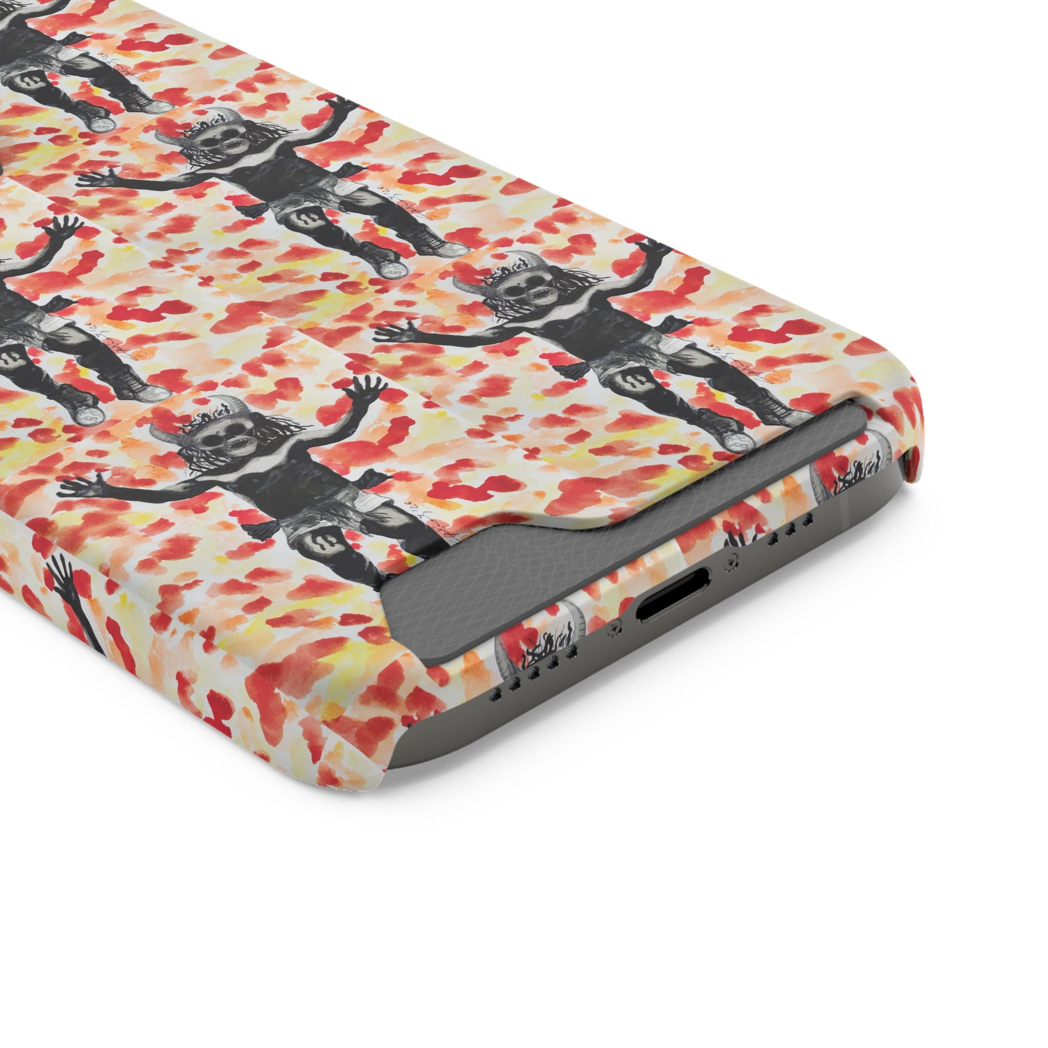 Diablo de Tilcajete — Phone Case with Card Holder | Alma Ligera