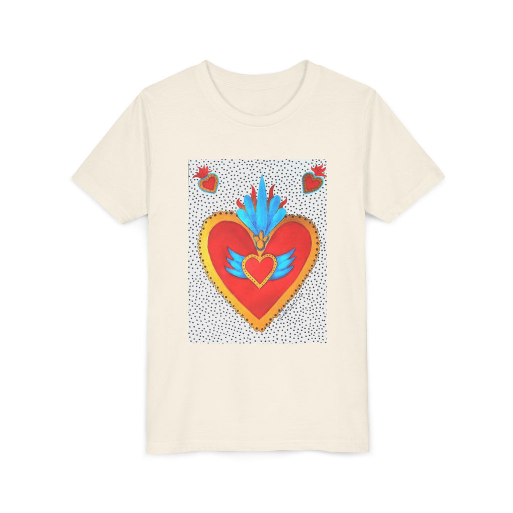 T-shirt enfant - T-shirt enfant graphique Cœur sacré coloré