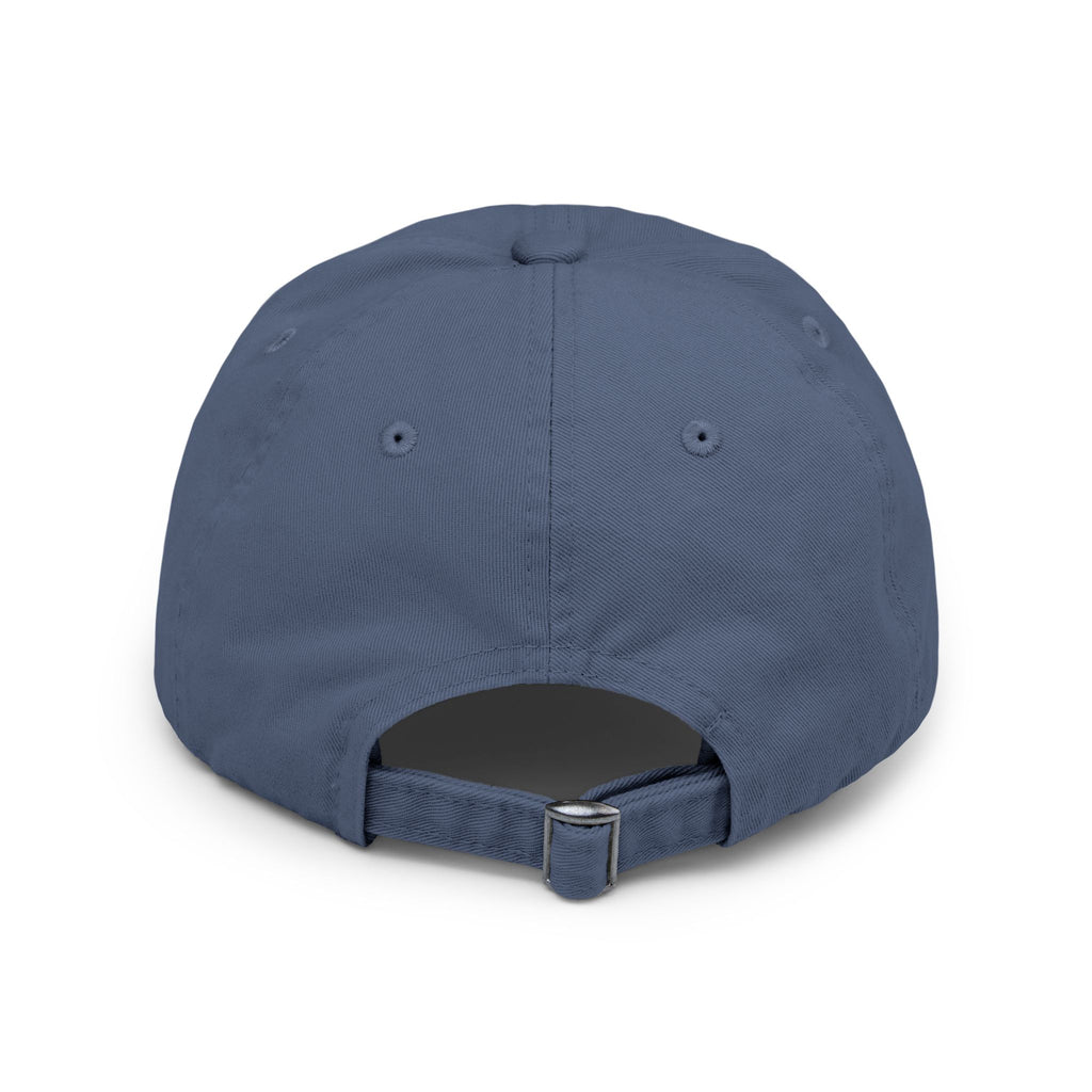 Distressed Cap — Sacred Flaming Heart Patch Baseball Hat
