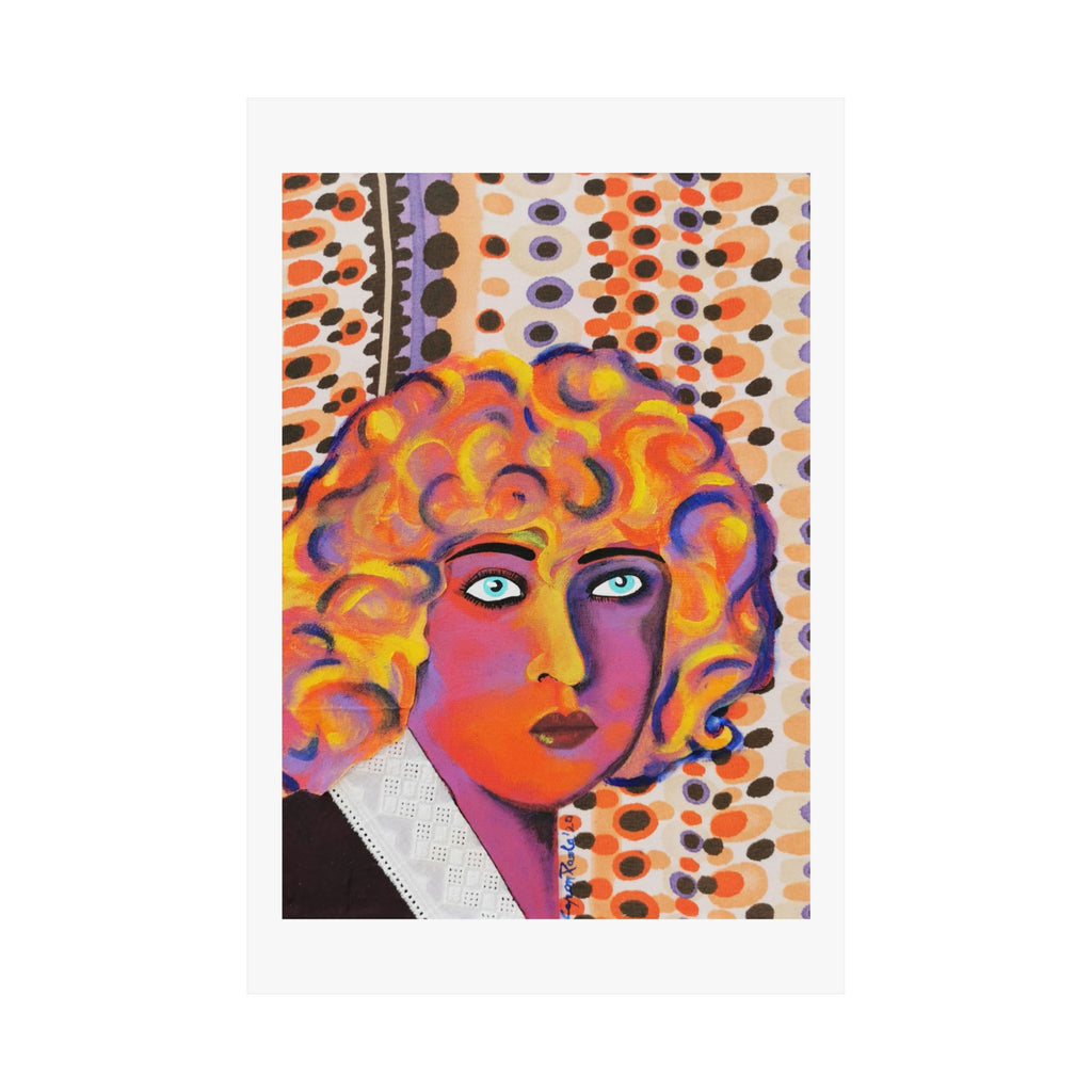 Matte Poster — Retro Pop Nahui Olin Portrait Art Print