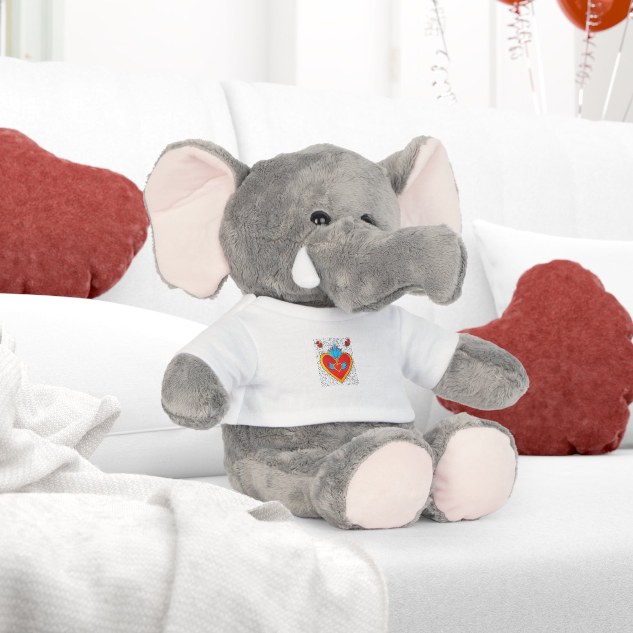 Corazón de Hojalata — Folk Art Plush Bear | Alma Ligera