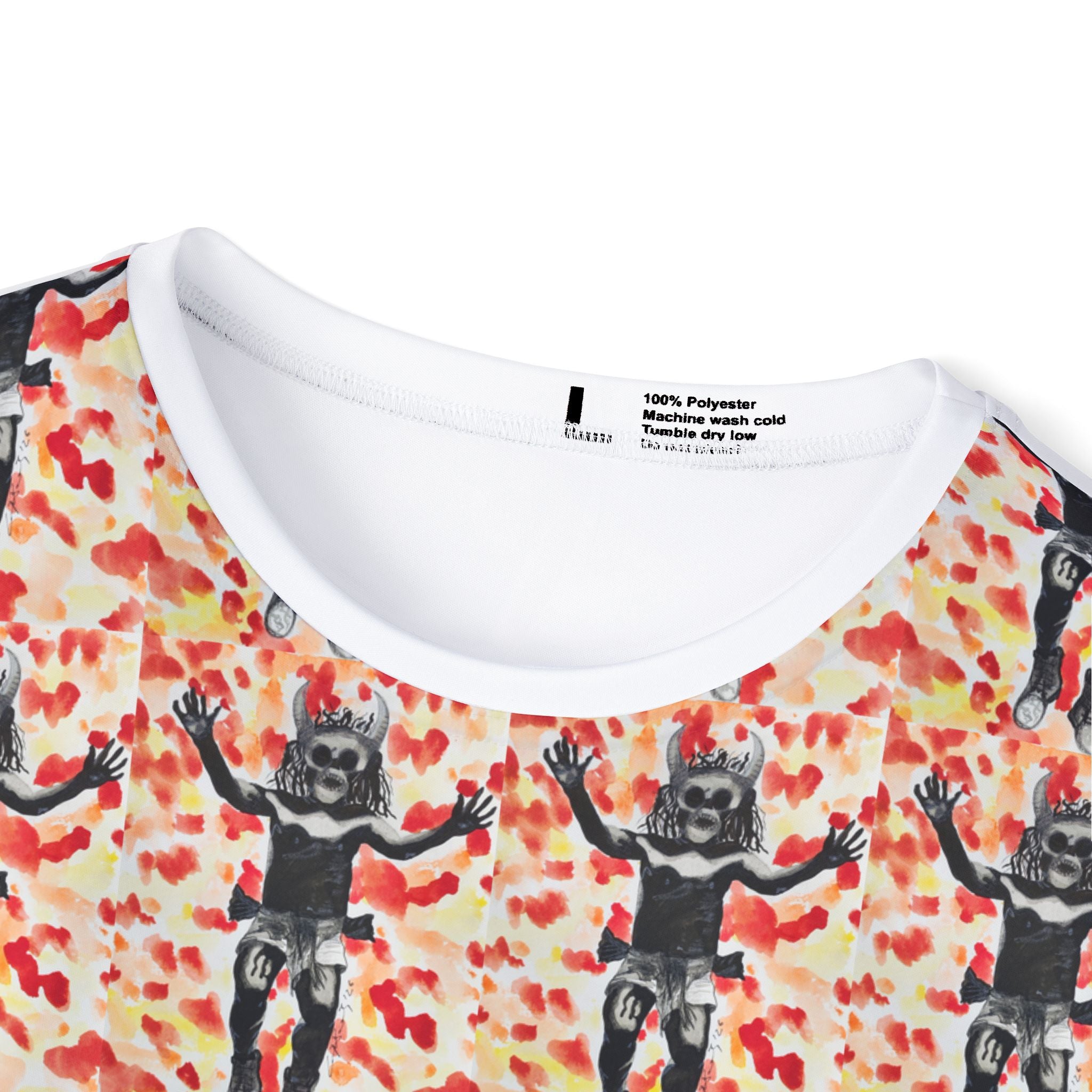 Men's All-Over Print Sports Jersey — Vintage Motocross Rider Pattern