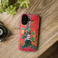 Floral Spine iPhone Case — Botanical Skeleton Phone Cover