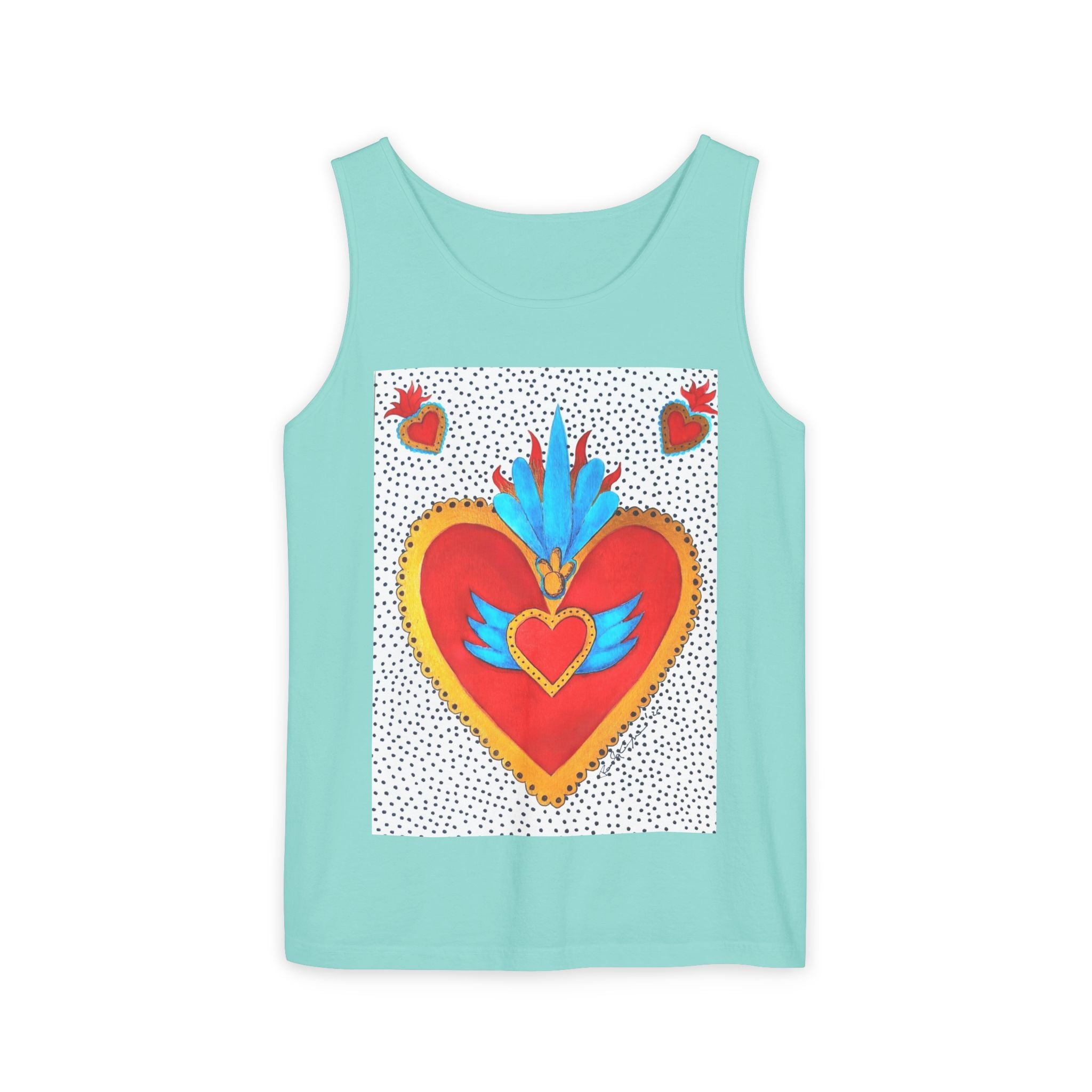 CorazÃ³n de Hojalata â€” Sacred Heart Tank Top | Alma Ligera