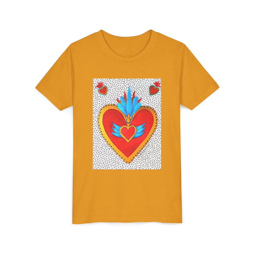 T-shirt enfant - T-shirt enfant graphique Cœur sacré coloré