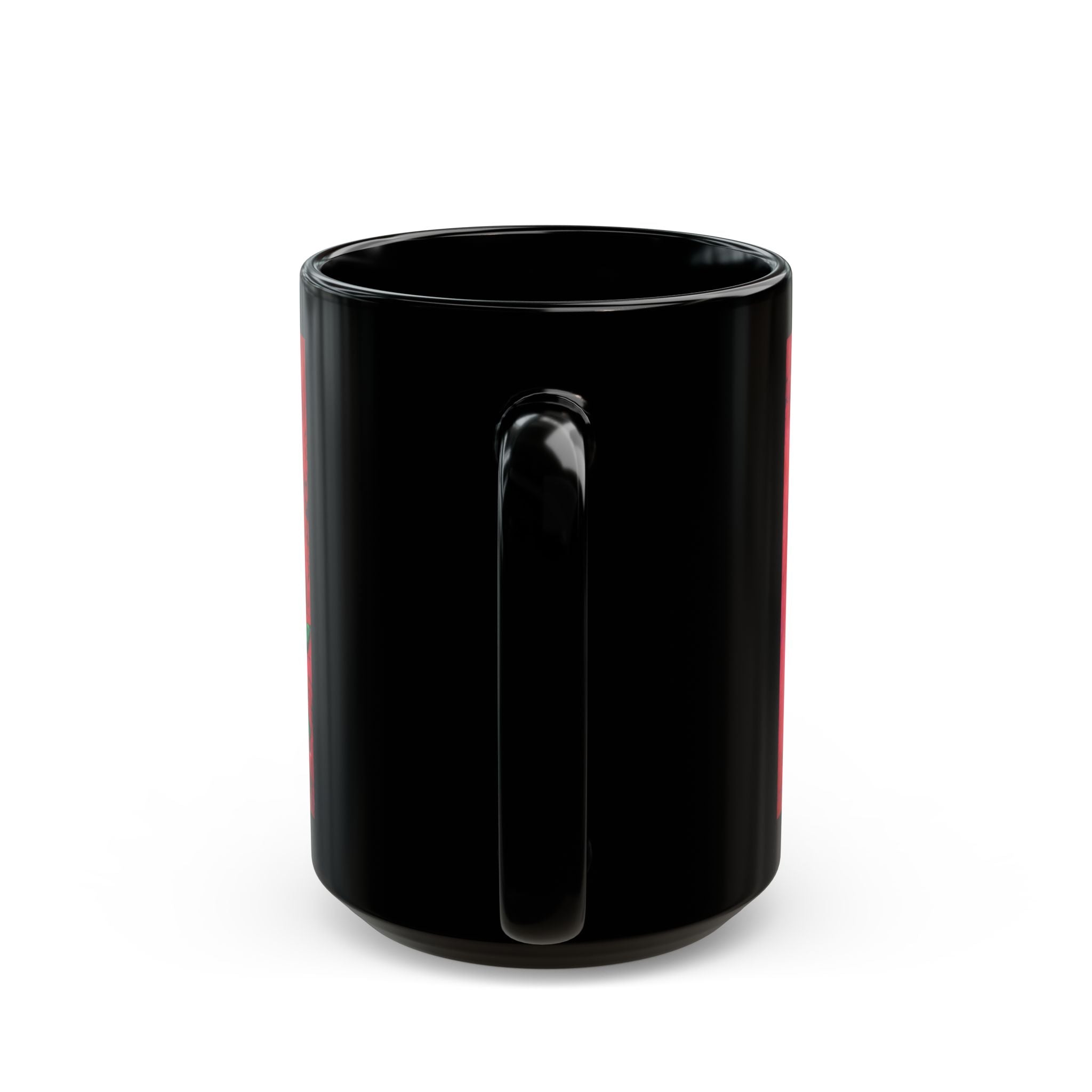 Anatomical Spine & Flowers Black Mug – Gothic Floral Coffee Cup (11oz/15oz)