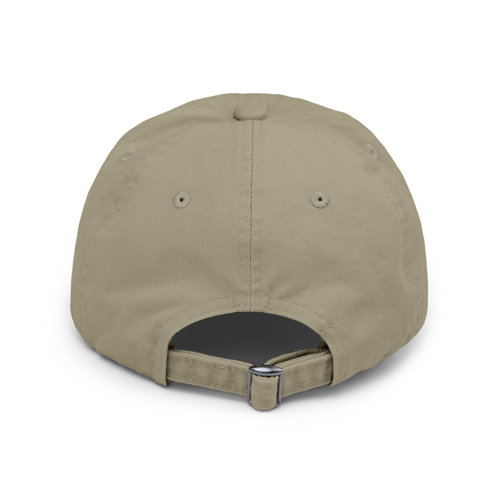 Distressed Cap — Sacred Flaming Heart Patch Baseball Hat