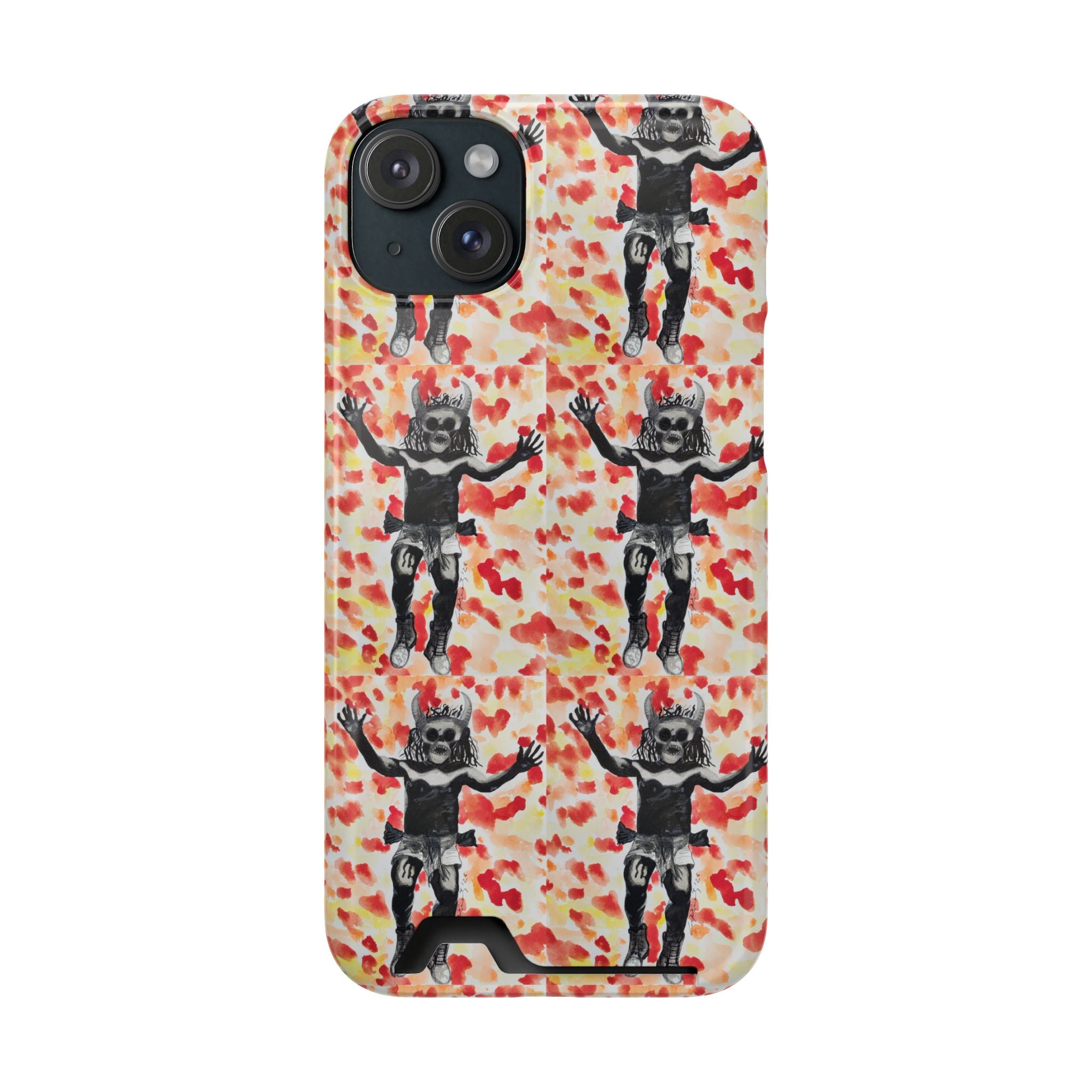 Diablo de Tilcajete — Phone Case with Card Holder | Alma Ligera