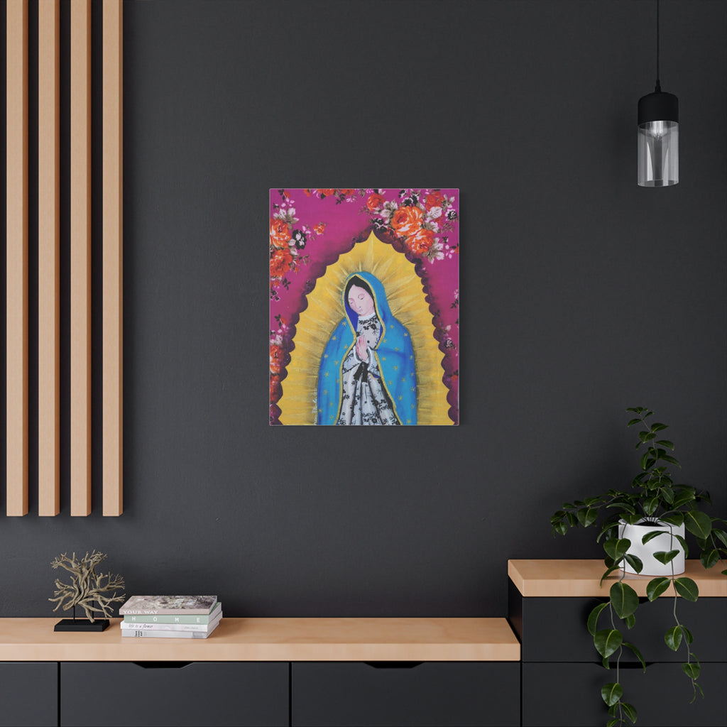 Our Lady of Guadalupe Matte Stretched Canvas Wall Art