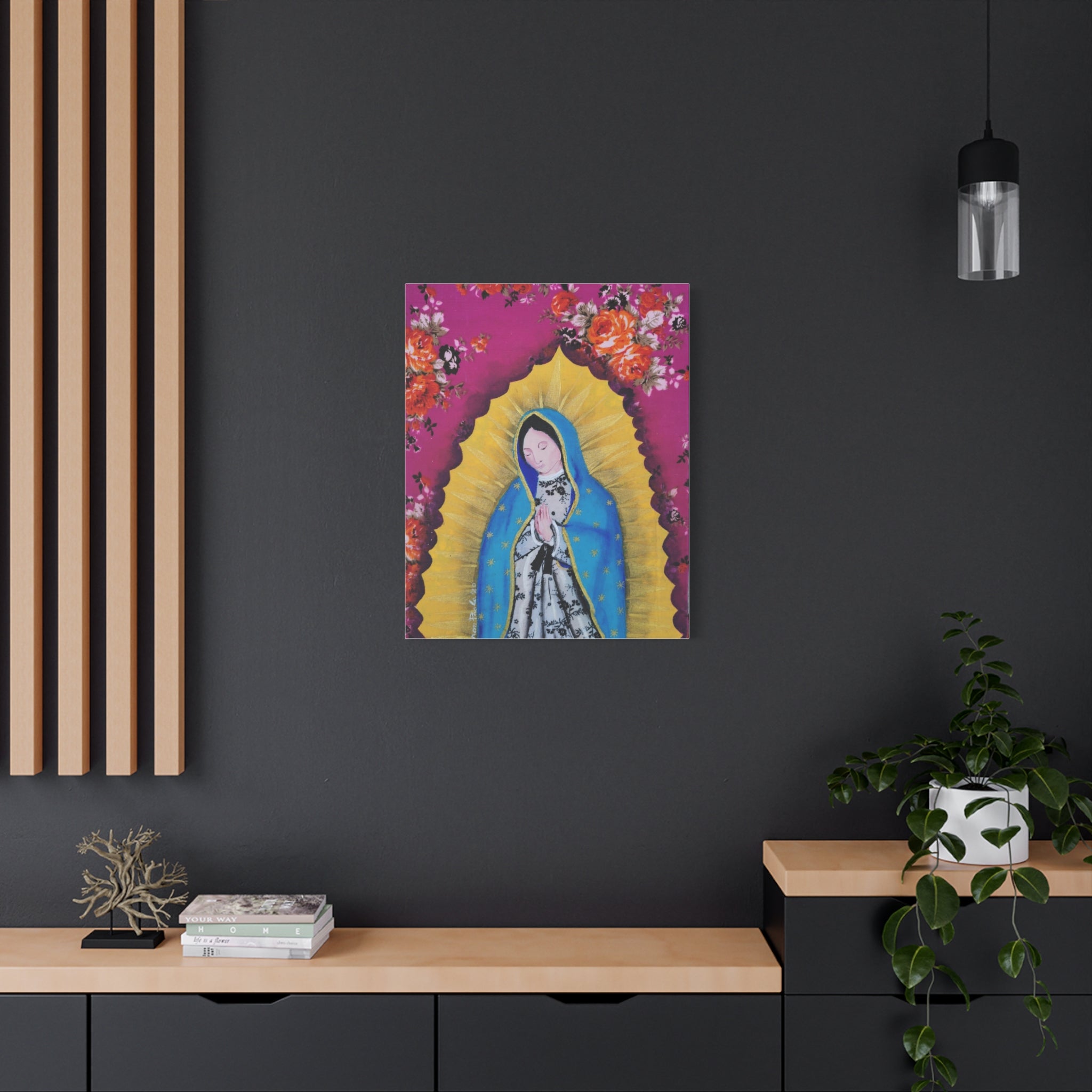 Our Lady of Guadalupe Matte Stretched Canvas Wall Art