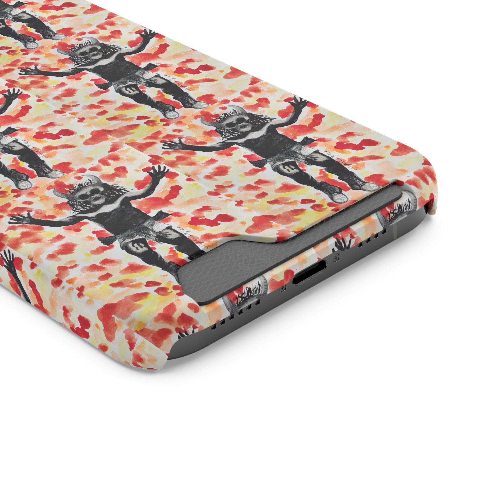 Diablo de Tilcajete — Phone Case with Card Holder | Alma Ligera