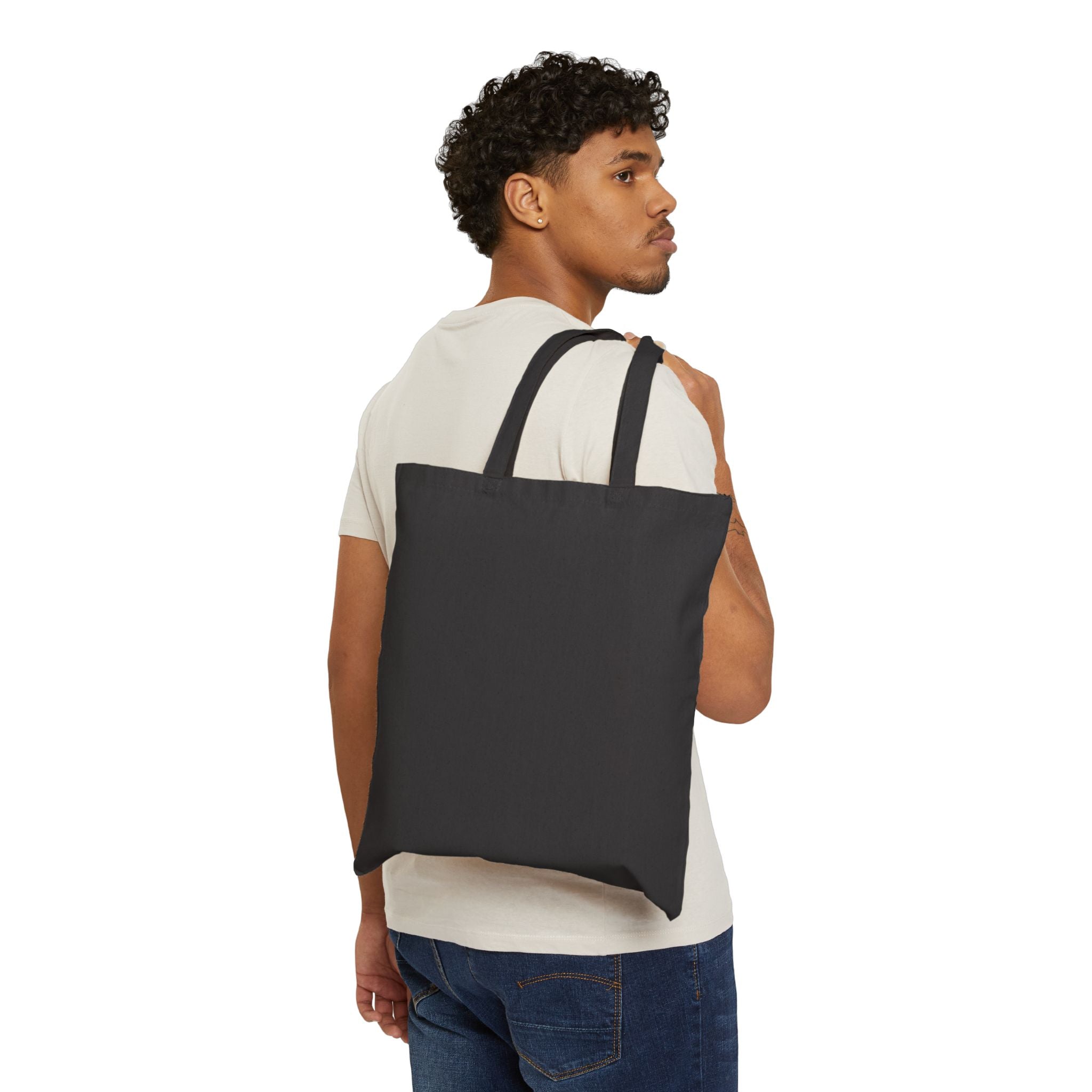 Canvas Tote Bag — Vibrant Retro Pop Art Nahui Olin Portrait Tote