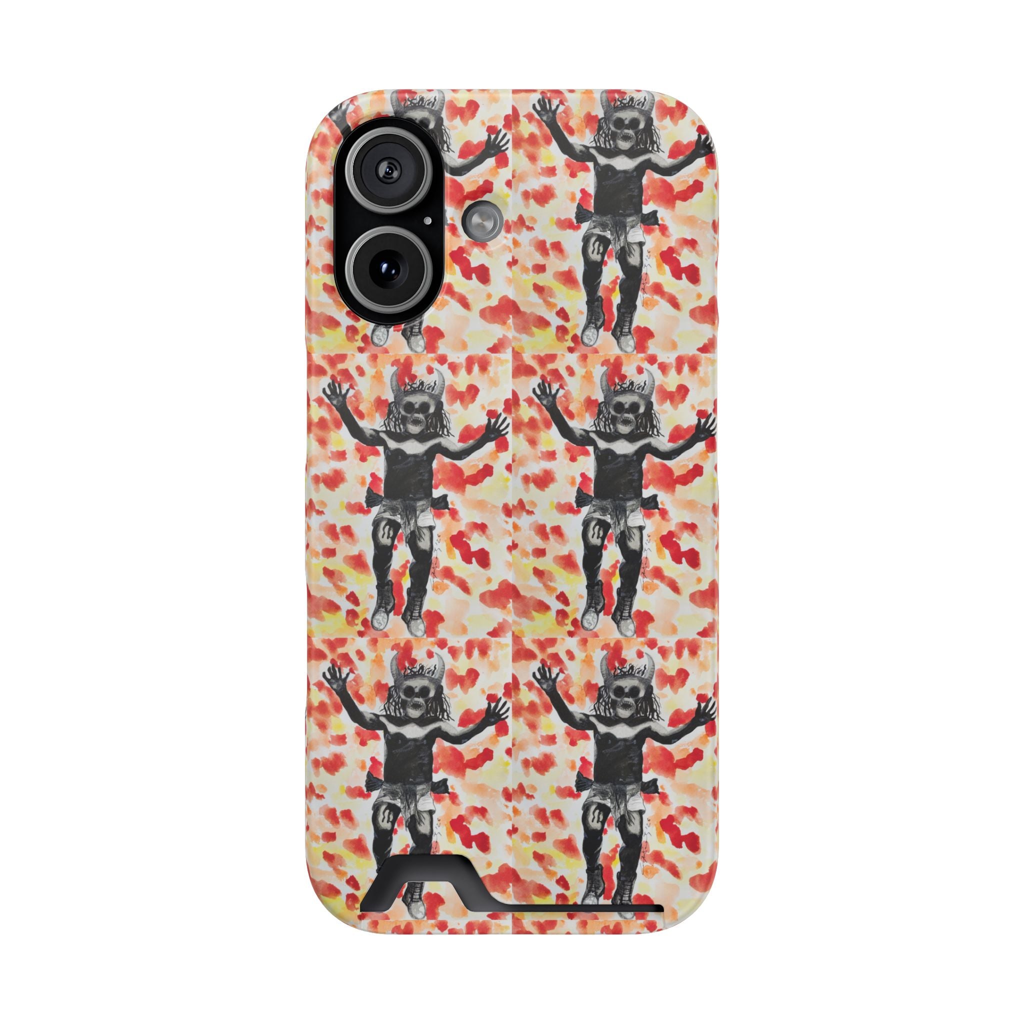 Diablo de Tilcajete â€” Phone Case with Card Holder | Alma Ligera