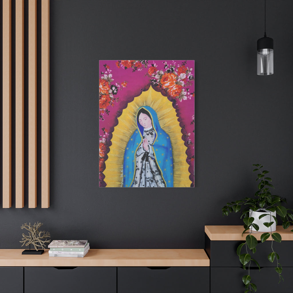 Our Lady of Guadalupe Matte Stretched Canvas Wall Art