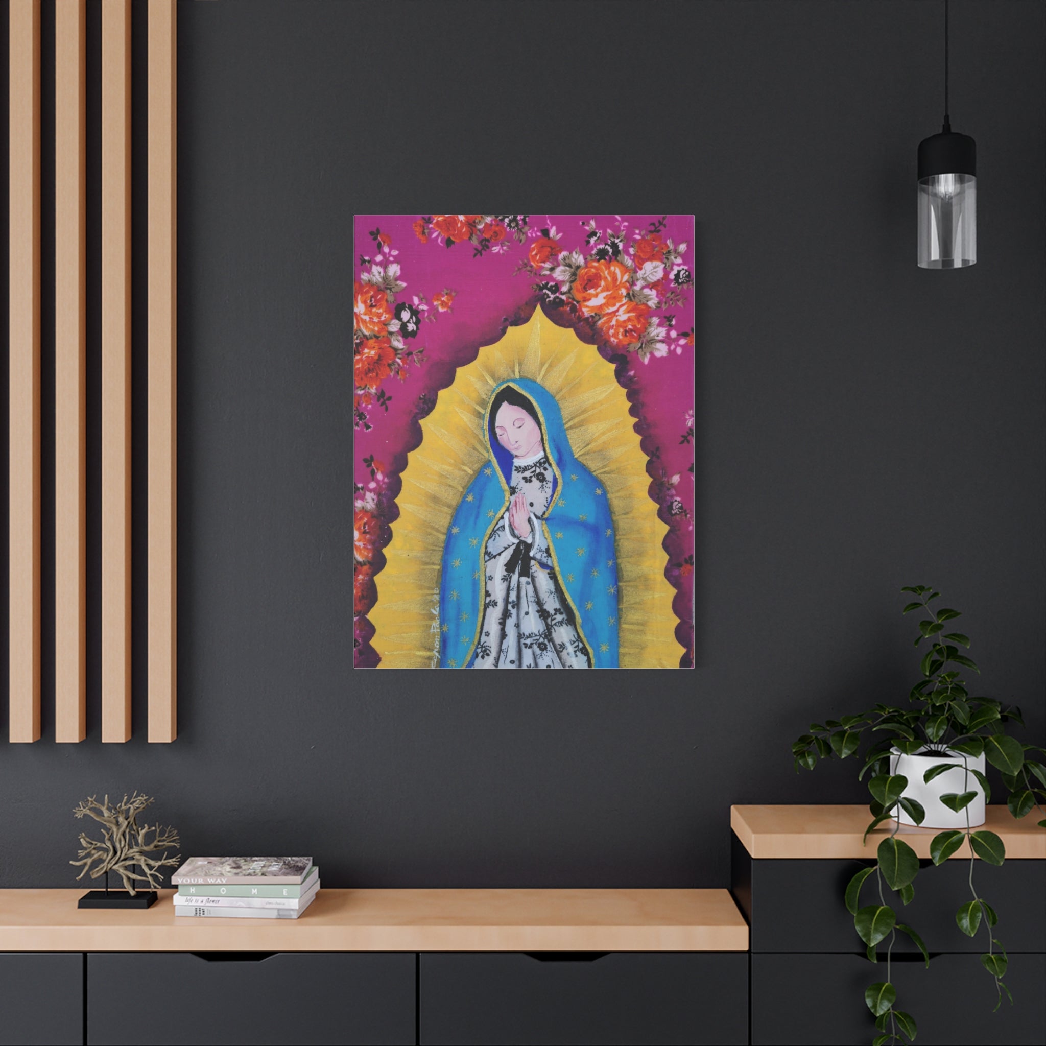Our Lady of Guadalupe Matte Stretched Canvas Wall Art