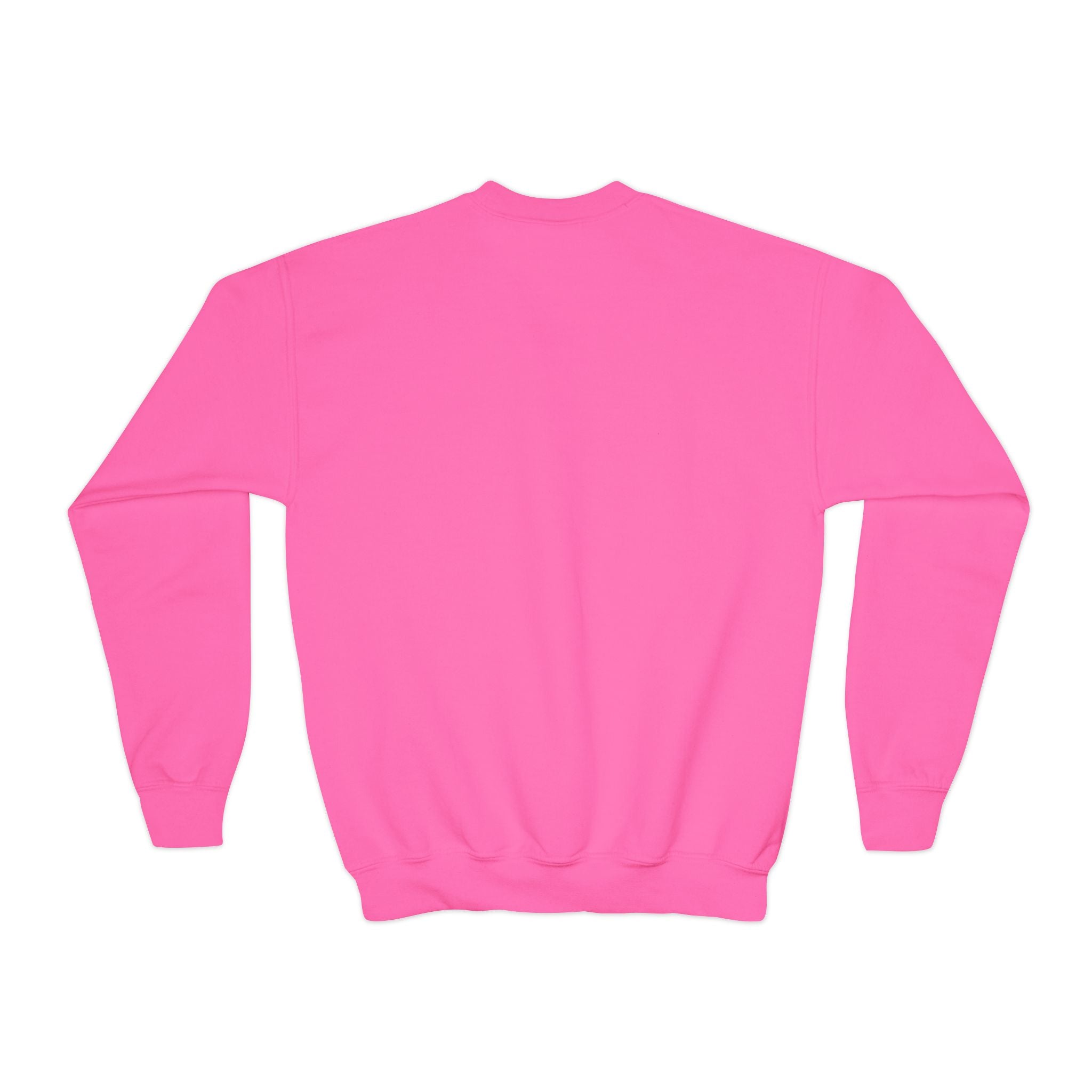 "Tin Heart" Youth Crewneck Sweatshirt — Bright Sacred Heart Graphic Tee for Kids