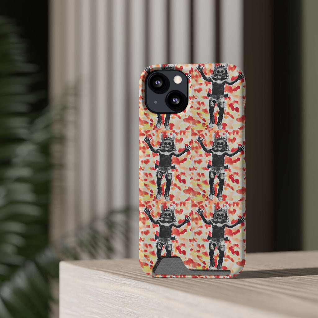 Diablo de Tilcajete â€” Phone Case with Card Holder | Alma Ligera