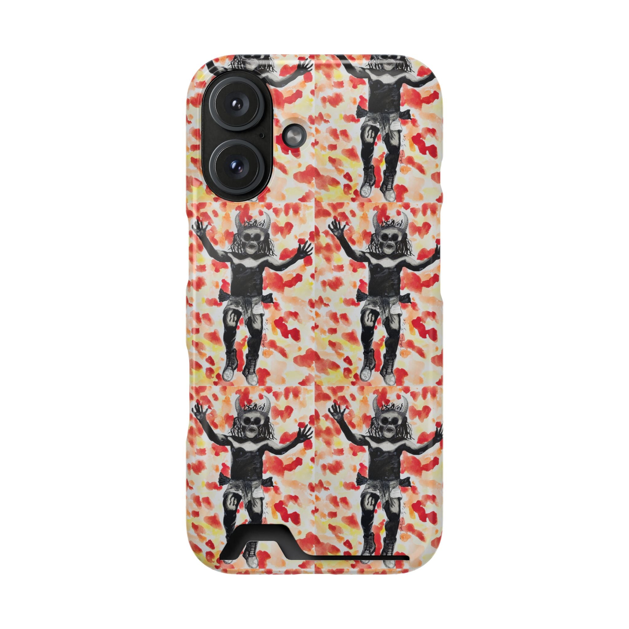 Diablo de Tilcajete — Phone Case with Card Holder | Alma Ligera