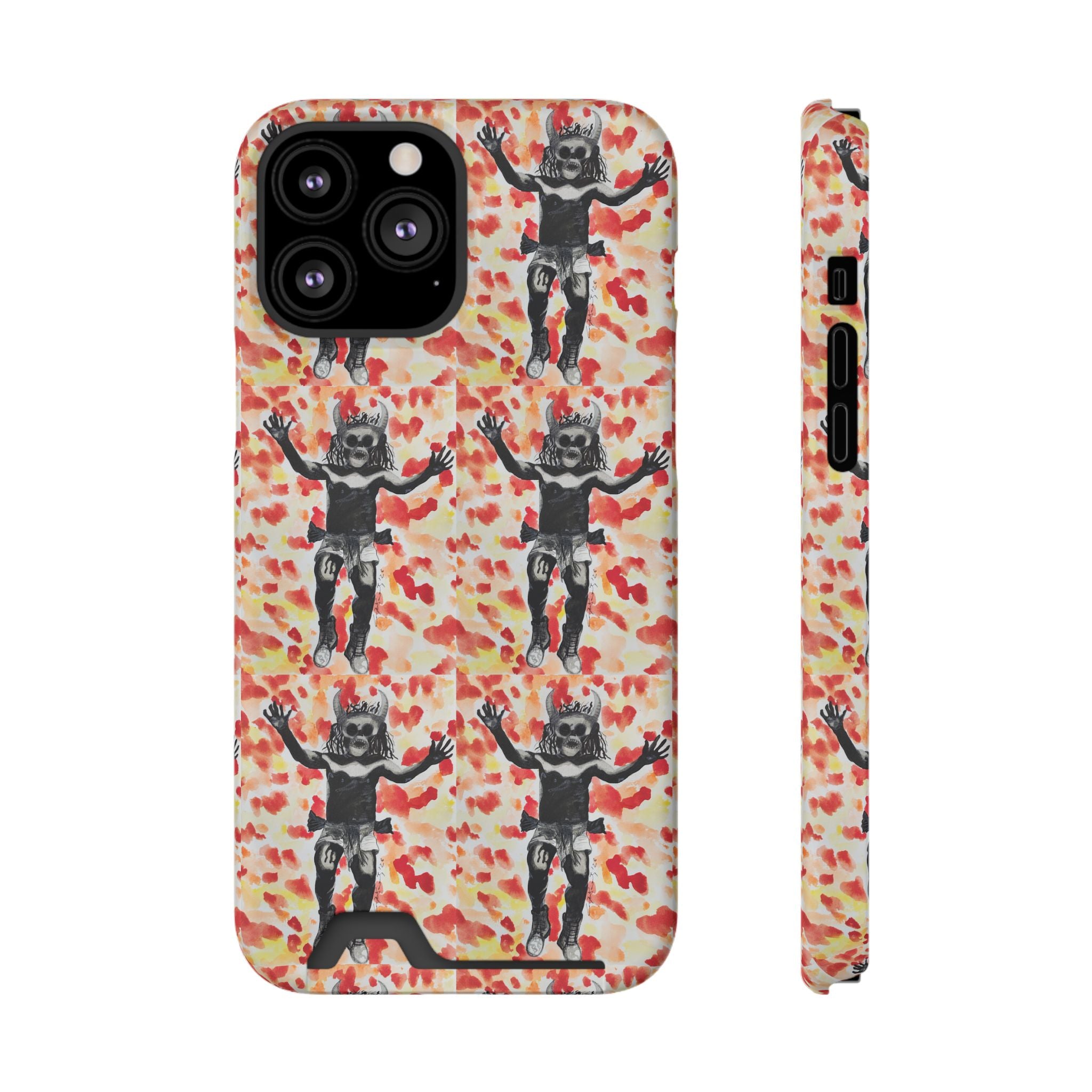 Diablo de Tilcajete — Phone Case with Card Holder | Alma Ligera