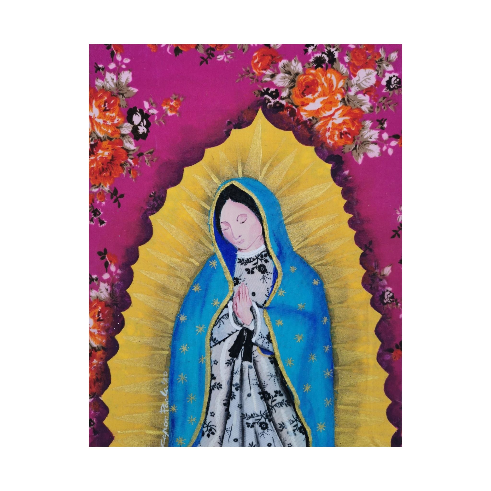 Our Lady of Guadalupe Poster — Matte Vertical Religious Wall Art