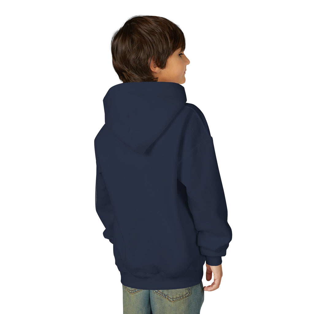 Youth Hoodie — Colorful Folk Art Animal Masks Pullover