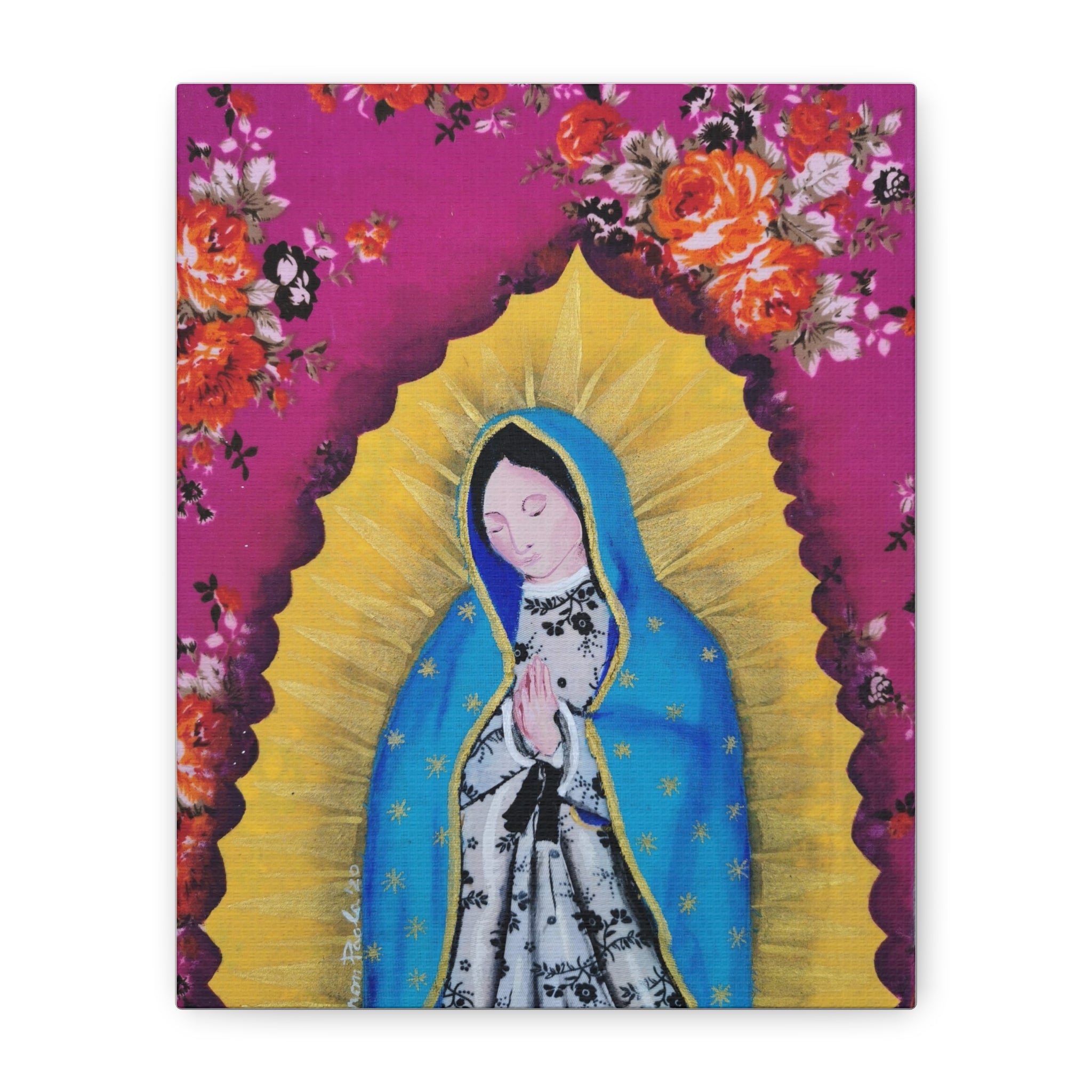 Our Lady of Guadalupe Matte Stretched Canvas Wall Art