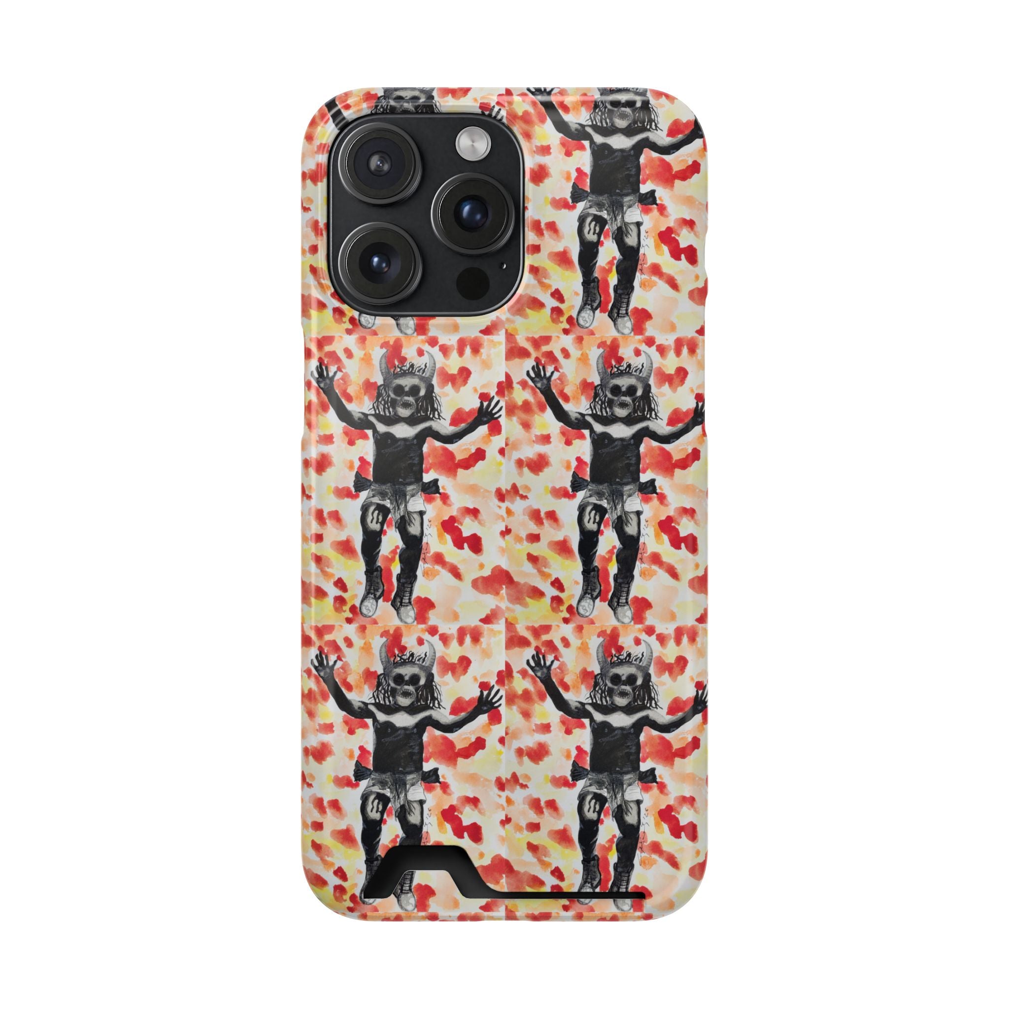 Diablo de Tilcajete — Phone Case with Card Holder | Alma Ligera