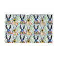 Colorful Antlered Animal Microfiber Pillowcase — Whimsical Watercolor Reindeer Design