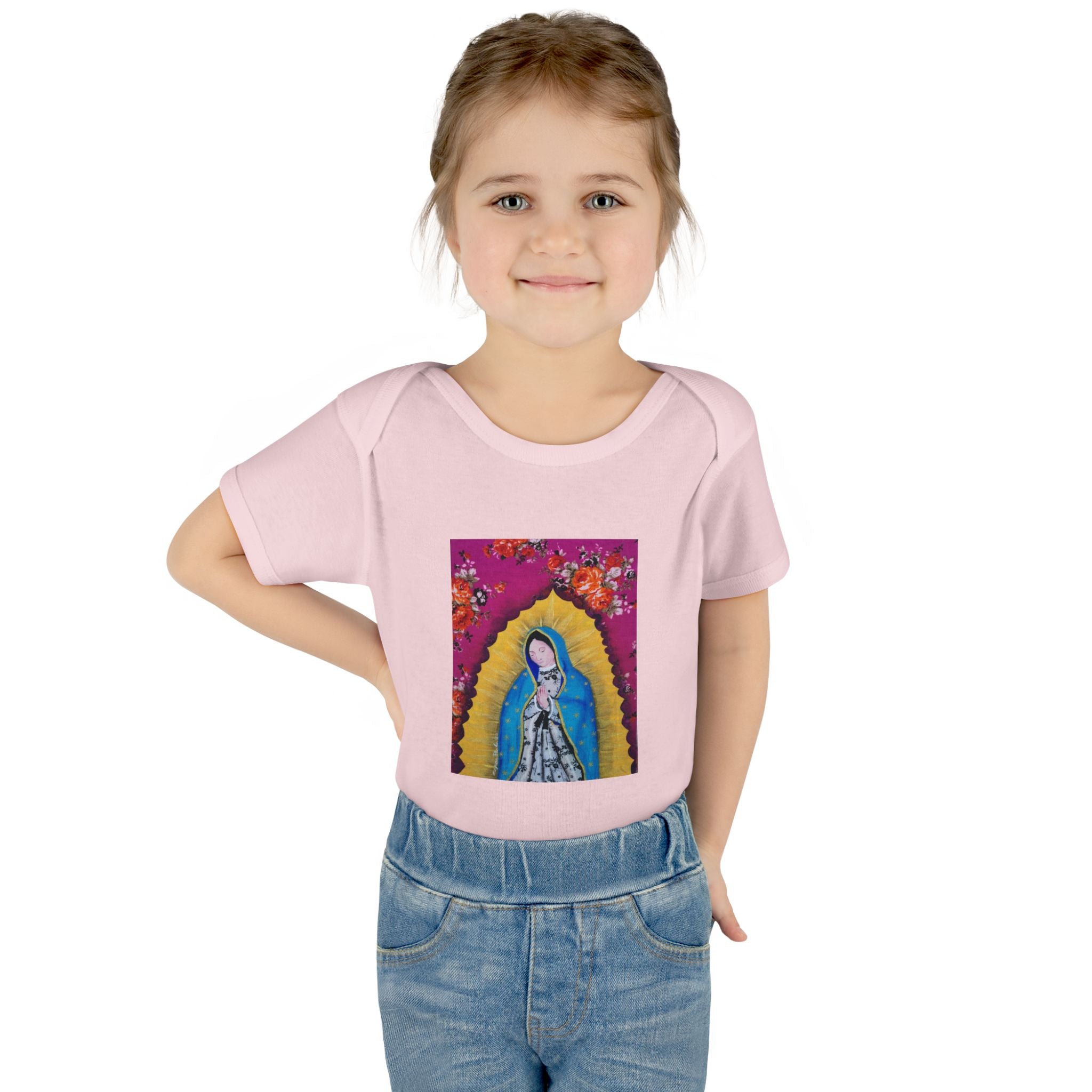 Our Lady of Guadalupe Baby Bodysuit – Infant Catholic Religious Onesie