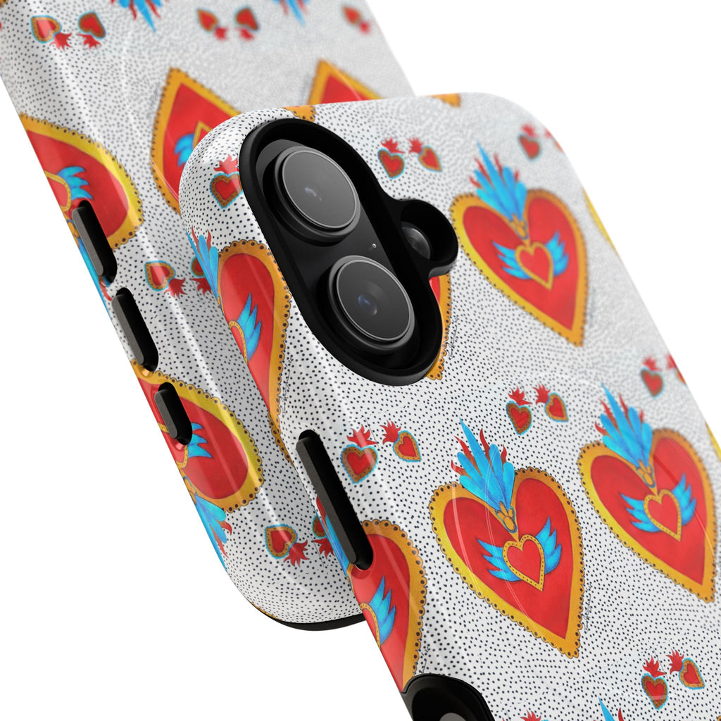 Phone Case - Colorful Sacred Heart Magnetic Tough Case