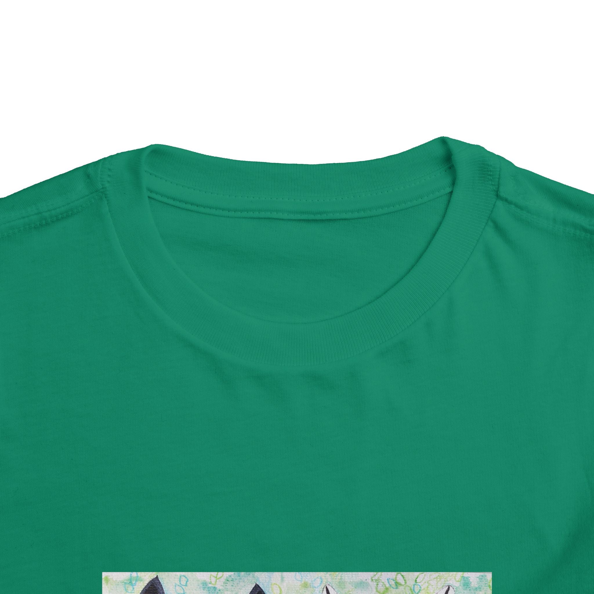 Toddler Tee — Colorful Folk Deer Illustration Kids Shirt