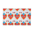 Heart Folk Pillowcase — Bright Mexican Sacred Heart Pattern Microfiber Pillowcase