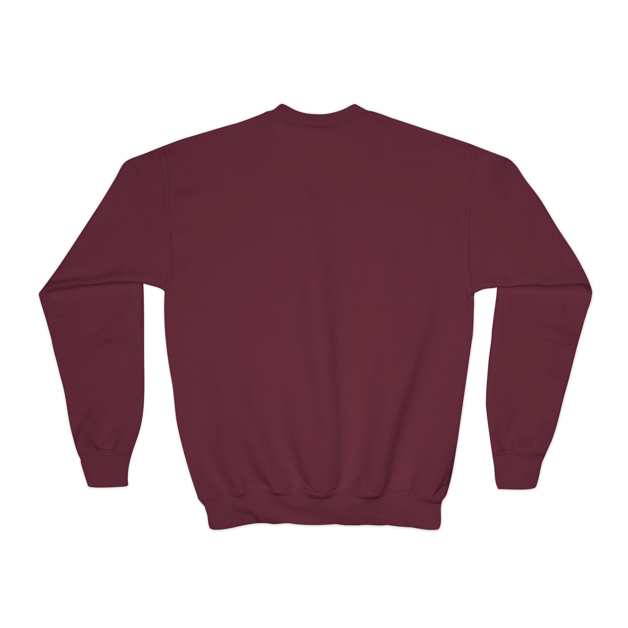 "Tin Heart" Youth Crewneck Sweatshirt — Bright Sacred Heart Graphic Tee for Kids